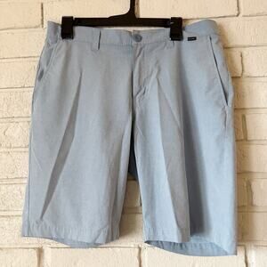 Travis Matthew Men's M 32 Blue Performance Shorts 9" Inseam Golf Active Wear
